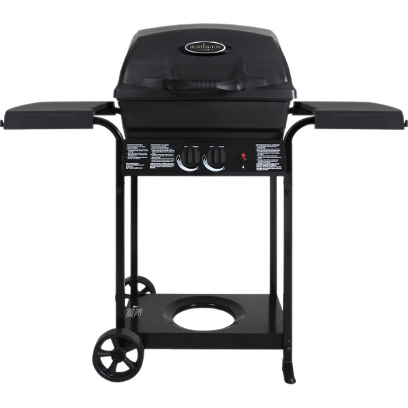 Huntington 2-Burner Black 25,000 BTU LP Gas Grill 24025HNT