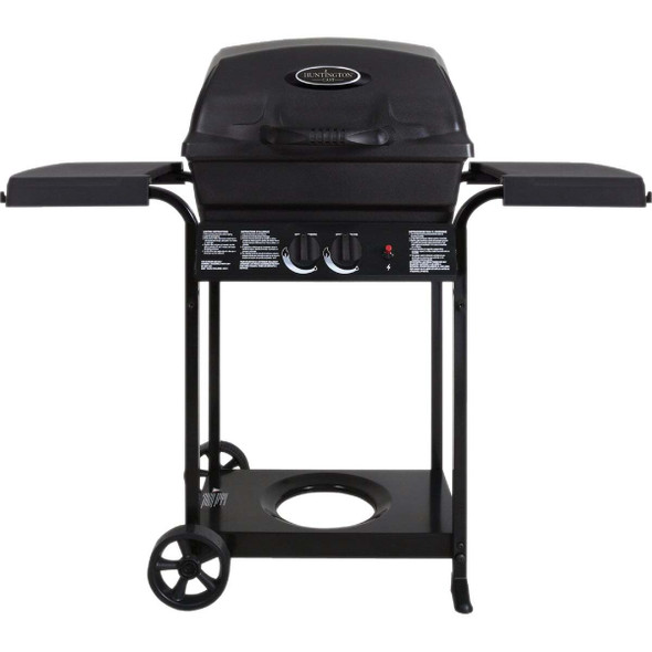 Huntington 2-Burner Black 25,000 BTU LP Gas Grill 24025HNT