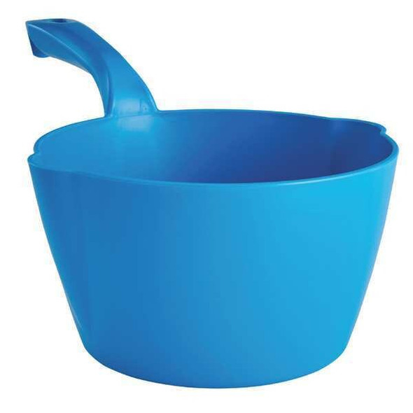 Vikan Large Hand Scoop,Blue,13" L,8-1/4" W 56823