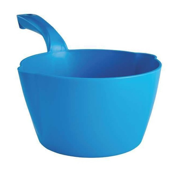 Vikan Large Hand Scoop,Blue,13" L,8-1/4" W 56823