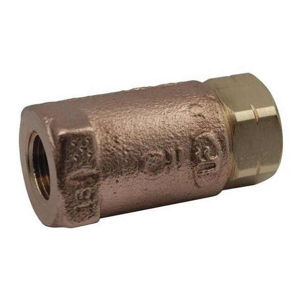 Apollo Valves 3/8" FNPT Lead Free Bronze Ball Cone Check Valve 61LF50201