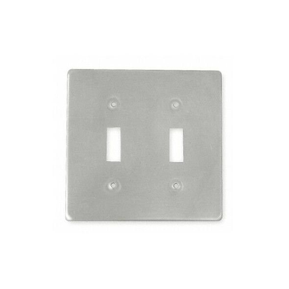 Weatherproof Cover, Switch Box Type, 2 Gang, Aluminum, Toggle Switch Cover Type