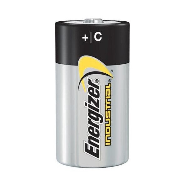 Energizer® Industrial® C Alkaline Batteries, 12/Pkg