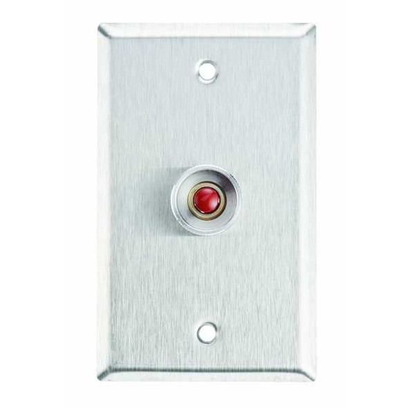 Alarm Controls Wall Plate,Single Gang,Stainless Steel RP-26 Alarm Controls Wall Plate,Single Gang,Stainless Steel RP-26