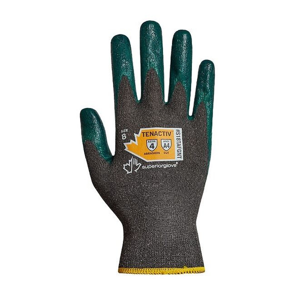 Knit Gloves, Cut Level A4 ,Dipped ,Nitrile ,Smooth ,2XS 1 PR
