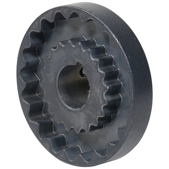 Tb Woods Sure-Flex Sleeve Coupling Flange, 3J, Bore 1/2" 3J12