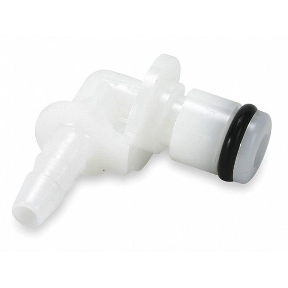 Colder Elbow Insert, Acetal, Shut-Off, Barbed PMCD2302