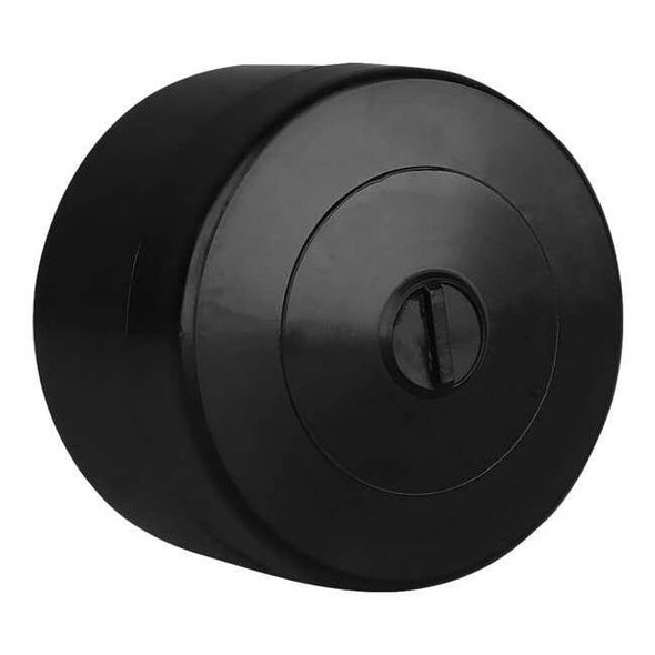 Manufacturer Varies Pipe Cap, ABS, 2 in, Schedule 40, Black 1WJF3