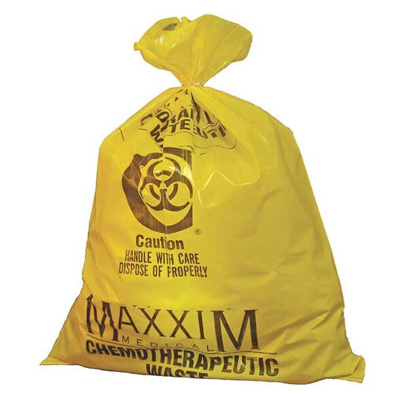 Manufacturer Varies Chemo Waste Bags, Ylw, PK100 WYCB142233 Manufacturer Varies Chemo Waste Bags, Ylw, PK100 WYCB142233