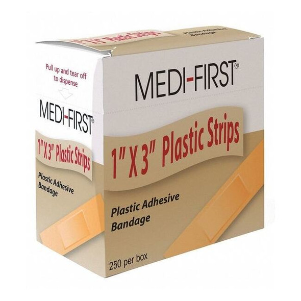 Manufacturer Varies Strip Bandages,Beige,1" L x 3" W,PK250 60048