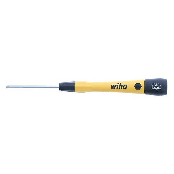 Wiha ESDPrecisionScrDrv,Torx,T9,Black,Round 27868