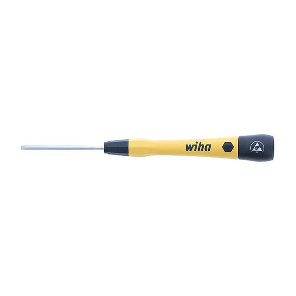 Wiha ESDPrecisionScrDrv,Torx,T9,Black,Round 27868