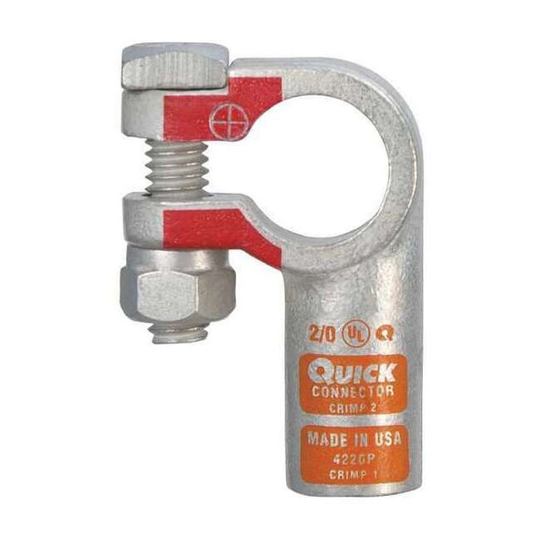 Fusion Left Elbow Terminal,2/0 ga,Orng,Pos 4220P