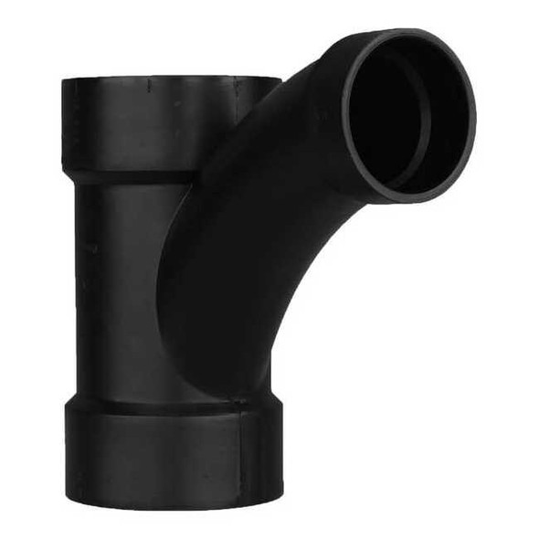 Manufacturer Varies ABS, Double Wye, 3 in , 3 in Hub, 2 in 1WHW8