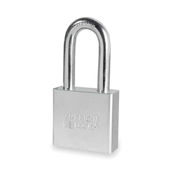 Padlock, Keyed Alike, Long Shackle, Round Steel Body, Boron Shackle, 3/4 in W