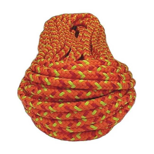 All Gear Climbing Rope,PES,1/2 In. dia.,120 ft. L AG12SP12120G