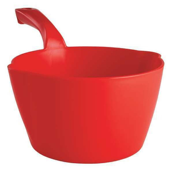Vikan Hand Scoop,13 in L,Red 56824 Vikan Hand Scoop,13 in L,Red 56824