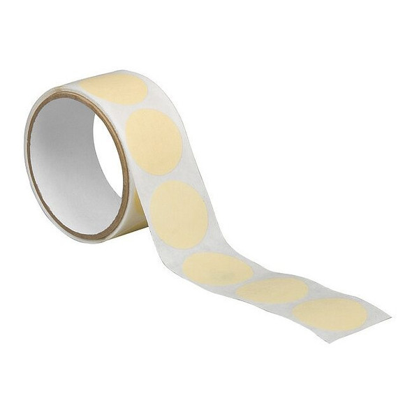 Painter's Tape, 1 1/2 in W x 1 1/2 in L, 7.5 mil Thick, Tan, Rubber Adhesive