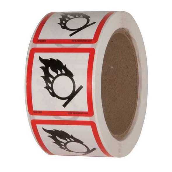 Ghs Safety Safety Label, 2 in. W x 2 in. H, PK500, GHS1303 GHS1303