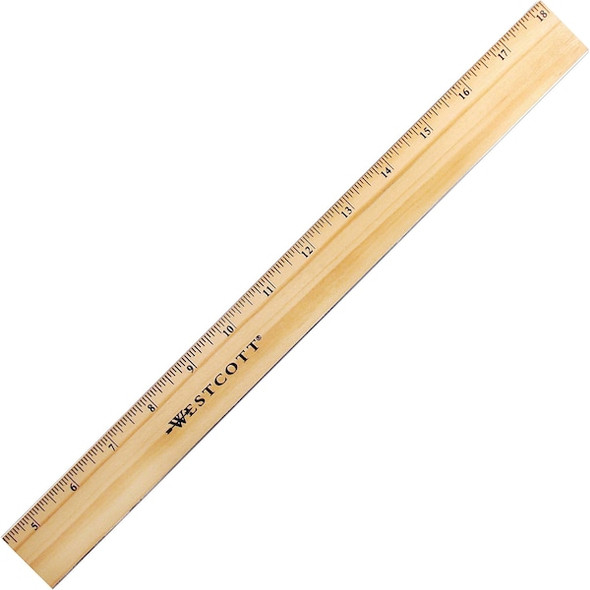 Westcott Ruler,Wood,18 In 05018