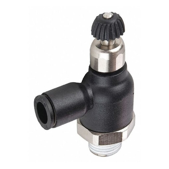 Legris Compact Flow Control,R1/4inBSPT,MeterOut 7065 08 13