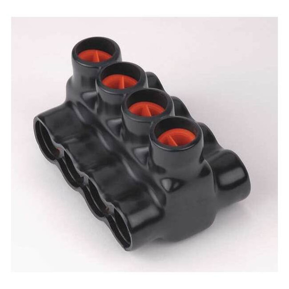 Blackburn MultitapConnector,Alum,Blk,Hex,4Port AMTD350104