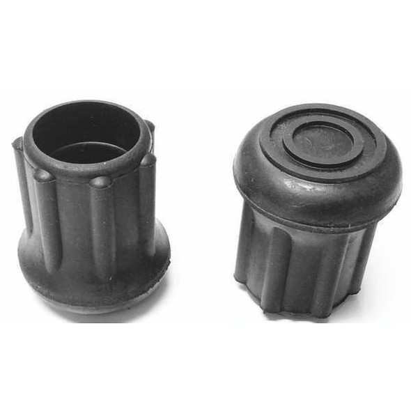 Manufacturer Varies Protective Leg Tip, SlipOn, Rd, 47/64", PK25 LTB 18B