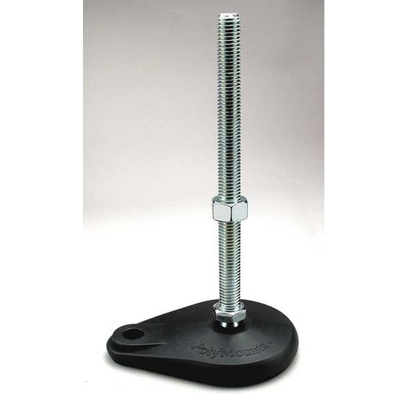 S & W Manufacturing Level Mount,Swivel Stud,1/2-13,4in Base TNYLB44