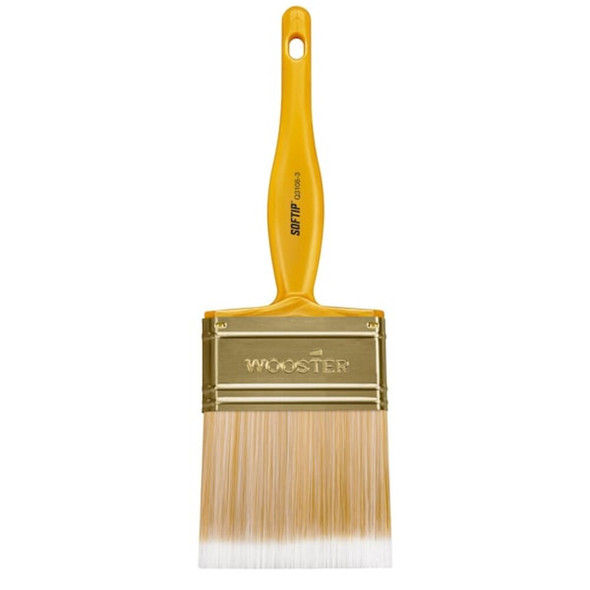 3" Trim-Wall Soft, Synthetic Bristle, Paint Brush, Plastic Handle  Q3108-3