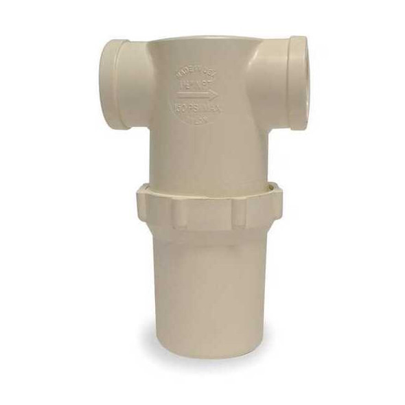 Ron-Vik Line Strainer,Low Profile,1-1/2",FNPT 7222090