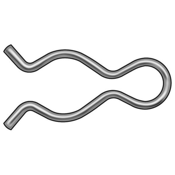 Manufacturer Varies Cotter Pin,Hairpin,1/32"Dx5/16" L,PK100 WWG-BPXZ-2301