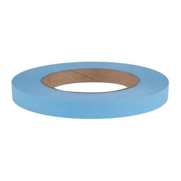 Masking Tape, 1/2 in W x 60 yd L, 6 mil Thick, Blue, Rubber Adhesive