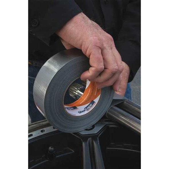 Shurtape Duct Tape, Red, 60-1/8 yd L, 2-7/8 in W 105497