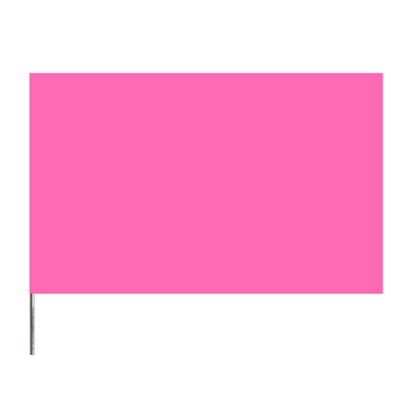 Presco PresGlo Marking Flags, 21", Pink Glo, 100/Case
