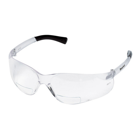 MCR Safety® Bearkat® Magnifiers, Clear Frame & Lens, +1.0 Diopter, 1/Each