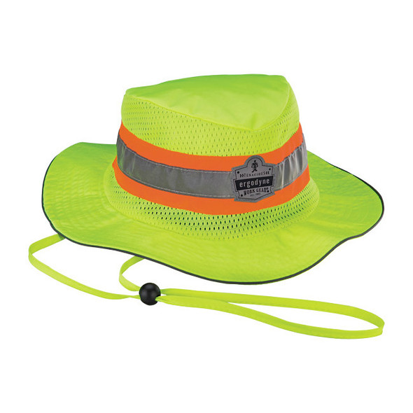Ergodyne® GloWear® 8935 Ranger Hat, Small/Medium, Lime, 1/Each