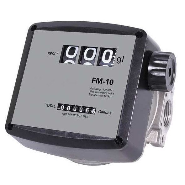 Dayton Flowmeter,Mechanical,32 GPM,3/4 In FNPT 12F736 Dayton Flowmeter,Mechanical,32 GPM,3/4 In FNPT 12F736