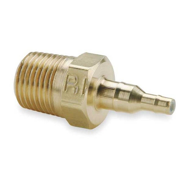 Parker Barb to Pipe Adapt,0.170/0.096 In,Brass 28-4-5/32-2