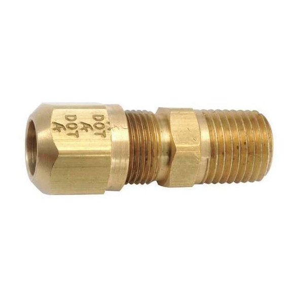 Anderson Metals Strt, Brass, Comp. 5/32 in, MNPT 1/8 in 1468X532X1