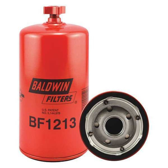 Baldwin Filters Fuel Filter, 7-13/32x3-11/16x7-13/32 In BF1213