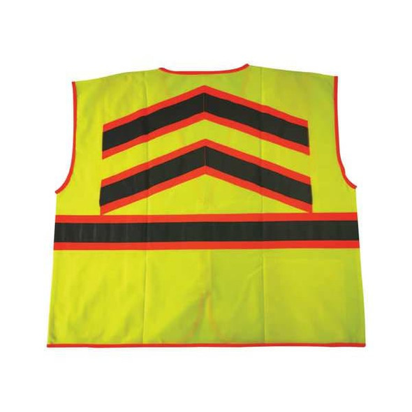 Condor High Visibility Vest,Yellow/Green,4XL 53YM70