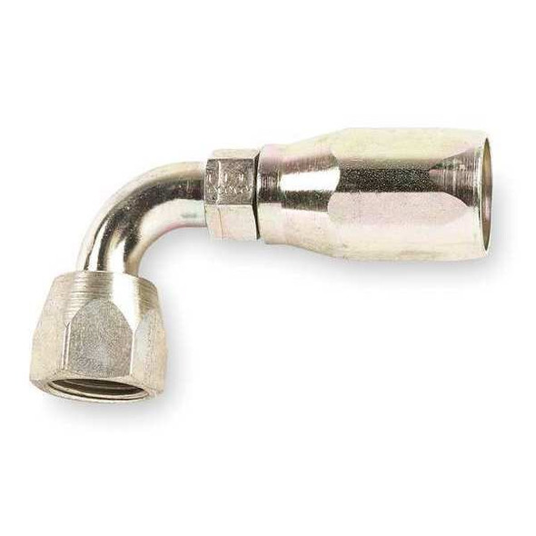 Eaton Aeroquip Fitting,Elbow,1/4 In Hose,1/2-20 JIC 190296-5S