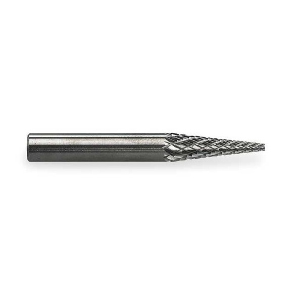 Widia Carbide Bur,Pointed Cone,1/8",Double Cut M41487