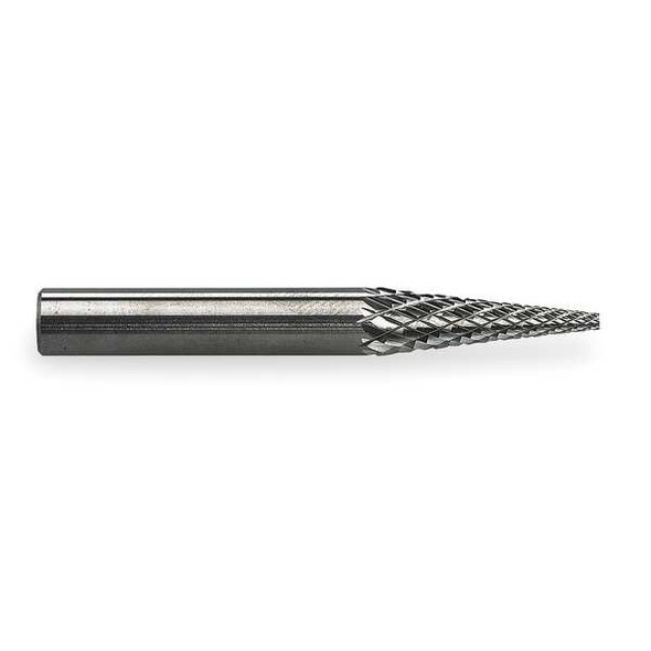 Widia Carbide Bur,Pointed Cone,1/8,dbl Cut M41487