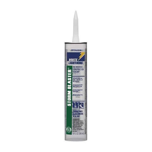 Hybrid Sealant, 10 oz, Cartridge, Clear, Hybrid Base, Storm Blaster