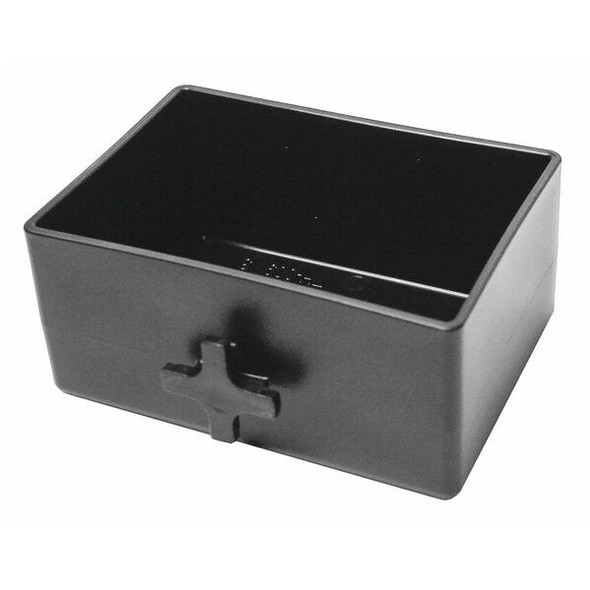 Toolhanger Plyprpylne Plastic,Box Hangers,Black,PK2 8002