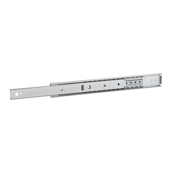 Drawer Slide, Side Mount, 3/4 Ext., Soft Close, PK2, 1/2"W