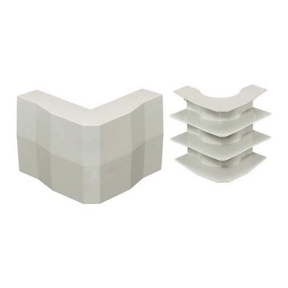 Hubbell Wiring Device-Kellems External Elbow Base and Cover,White PB3EEBCA