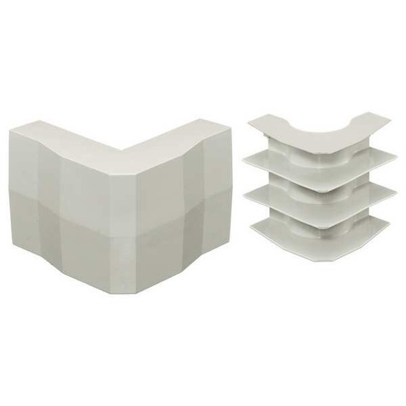 Hubbell Wiring Device-Kellems External Elbow Base and Cover,White PB3EEBCA