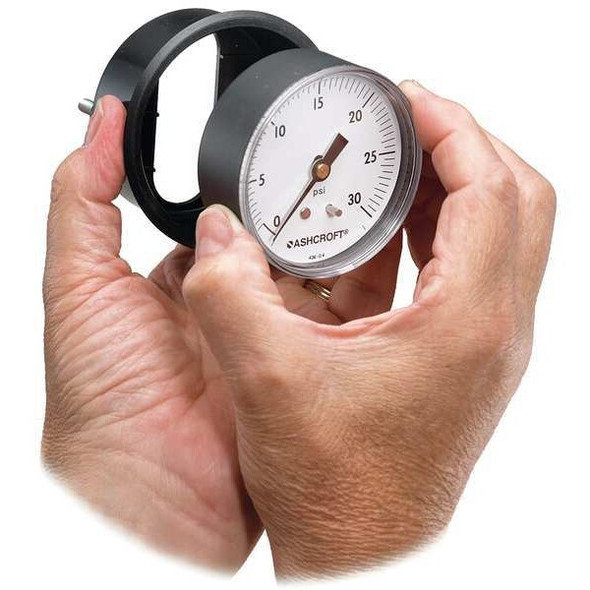 Ashcroft Gauge,U-Clamp,ABS, 2-1/2 in. 101A218-01